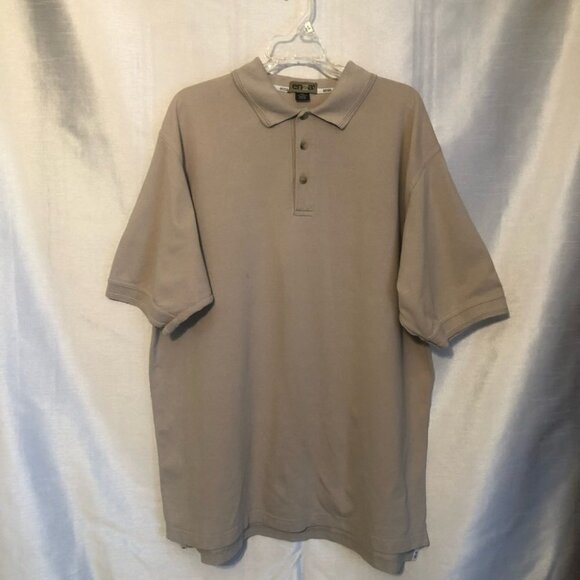 Enza Mens Polo Shirt Beige  Mens XXLg - Picture 9 of 10